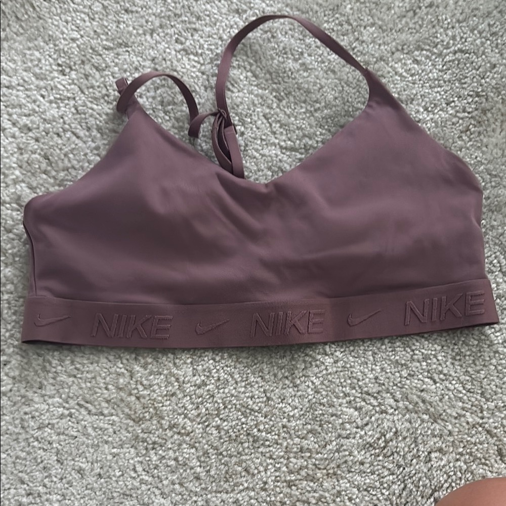 Nike Purple Seamless Sports Bra with Racerback